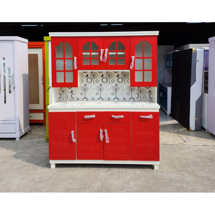 Rak piring minimalis 4 pintu