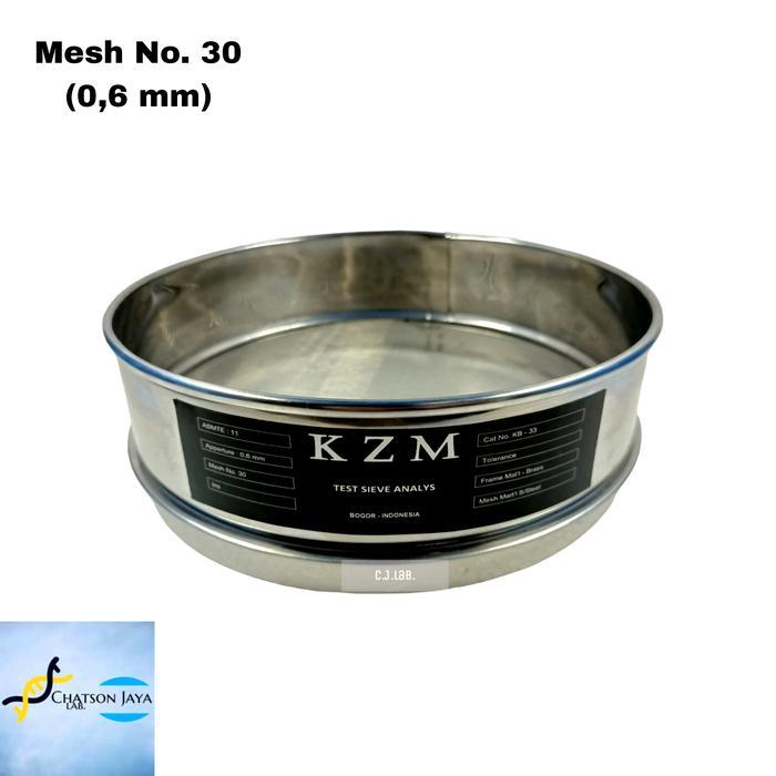 SIEVE AYAKAN STAINLESS MESH 30 TEST MESH 30 (0,66 MM)
