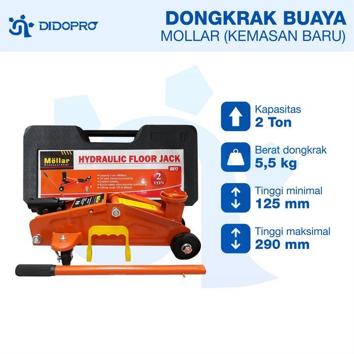 MOLLAR Dongkrak Buaya 2 Ton Dongkrak Mobil