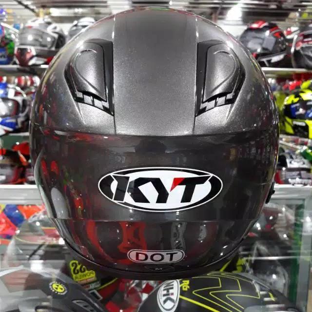 Kyt Helm Kyoto Solid Gunmetal