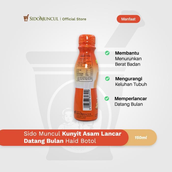 SIDO MUNCUL KUNYIT ASAM BOTOL 150 ML