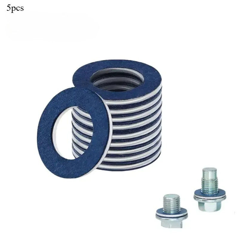 Oil Drain Plug Gaskets Seal Washer Oil Pan Ring # 90430-12031 Oil Drain Plug Gaskets For Toyota