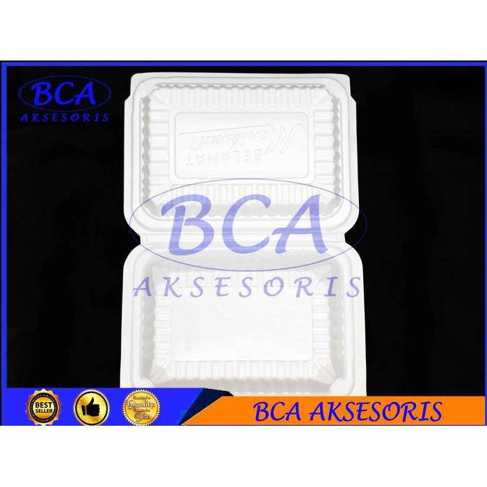 KOTAK MEAL BOX PLASTIK - MIKA BENTO MEDIUM - BOX MAKANAN