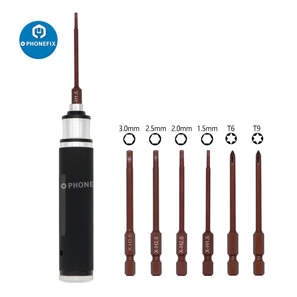 STOK TERBATAS  6 IN 1 Hex Screwdriver Wrench Tool Kit for different RC Models Helicopter Quadcopter 
