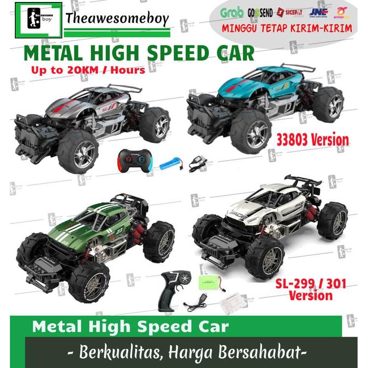 HaoYuan Sulong Toys 1:14 Metal High Speed Car RC 2.4Ghz Mobil Offroad