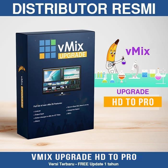vMix PRO Upgrade from HD - ORIGINAL Software License