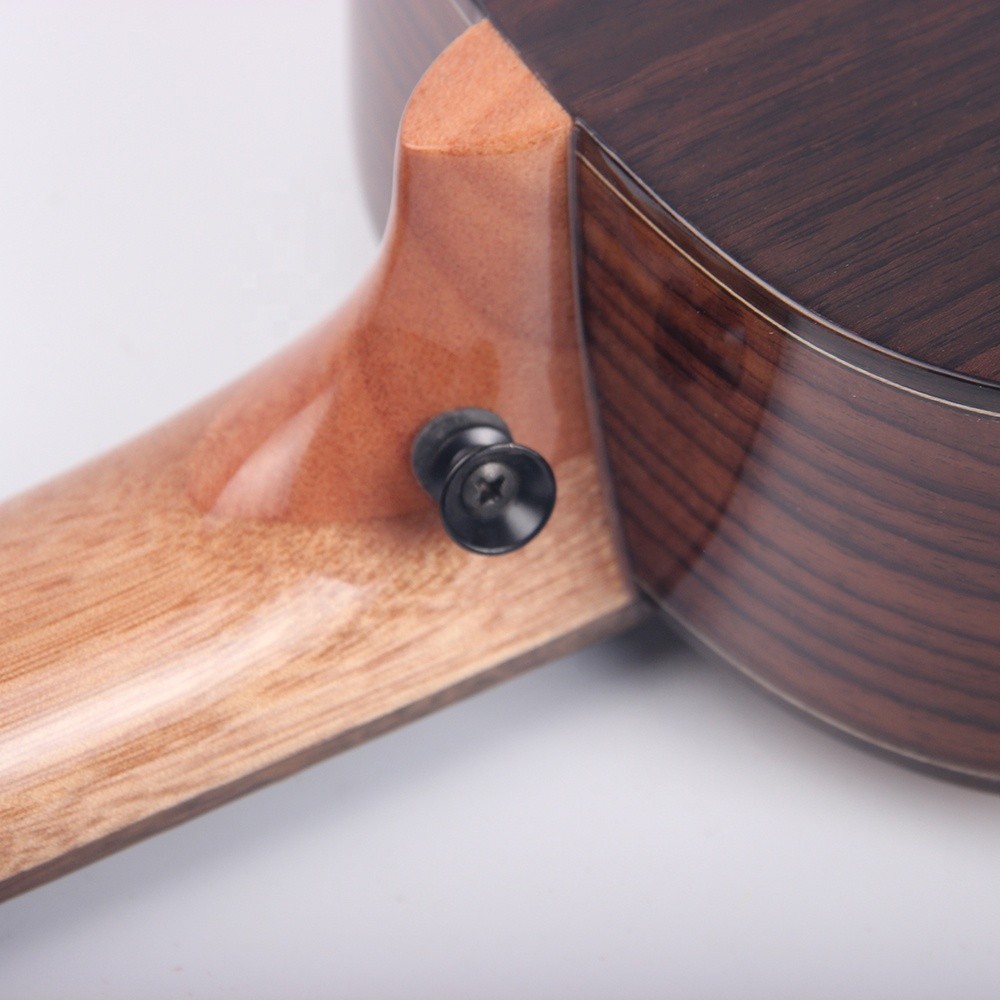 High Quality Ukulele 21 23 26 Inch Concert OEM ODM Solid Cedar Top Concerto Rosewood Back Shell