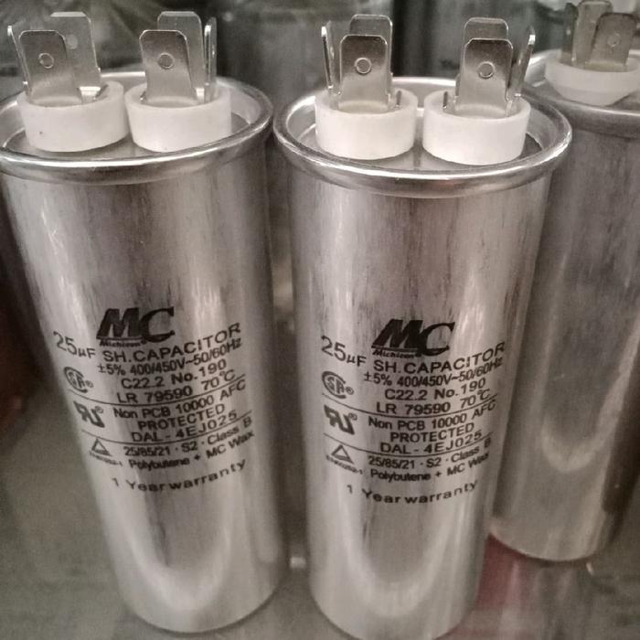 KAPASITOR AC MC 25UF KAPASITOR AC 25UF 450V MICHICON - MC