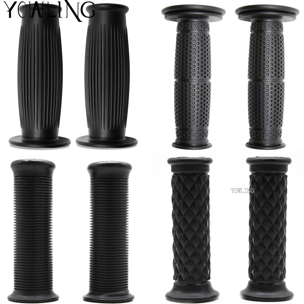 Motorcycle Hand Grips Retro Handle Rubber Bar Gel Grip for Moto Guzzi MGX21 aprilia RS125 RSV4/RSV4 