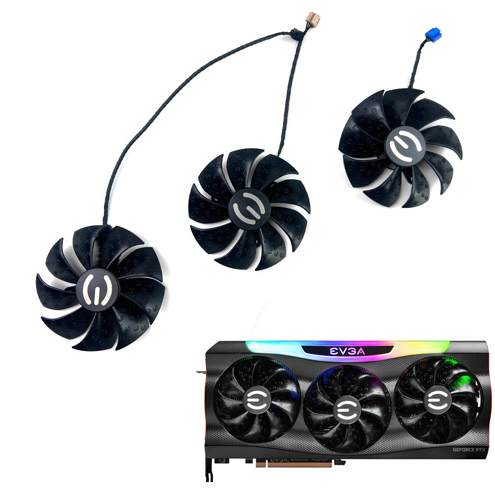 Video Card Fan 87mm PLA09215S12H For EVGA RTX 3060 3070 3080 3090 XC3 BLACK GAMING RTX 3080 Ti XC3