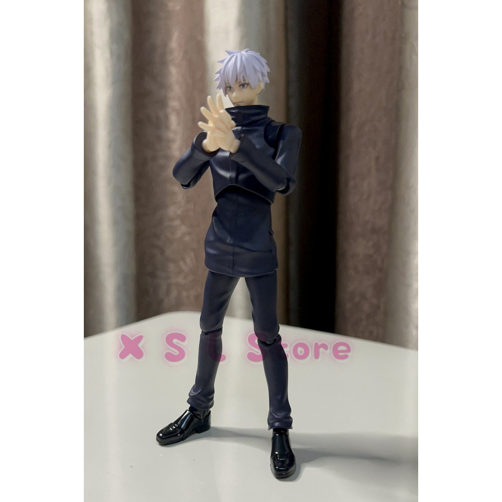 Genuine Figure Jujutsu Kaisen Gojo Satoru Max Factory Figma 557 Pvc Anime Action Figurine Anime Doll
