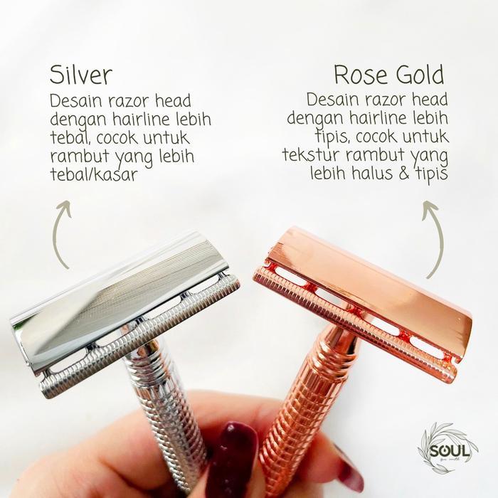 Alat pisau cukur jenggot kumis ramah lingkungan klasik / Eco Friendly Razor