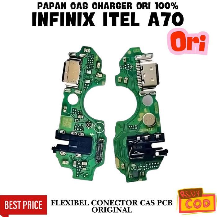 KONEKTOR CHARGER UNTUK INFINIX ITEL ORIGINAL 100% PAPAN CAS KONEKTOR FOR ITEL A70 FLEXIBEL