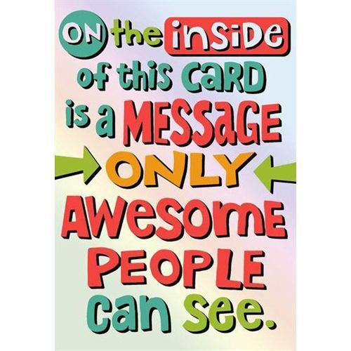 Greeting Card- Hallmark- Kartu Ucapan- Birthday Card- Awesome People