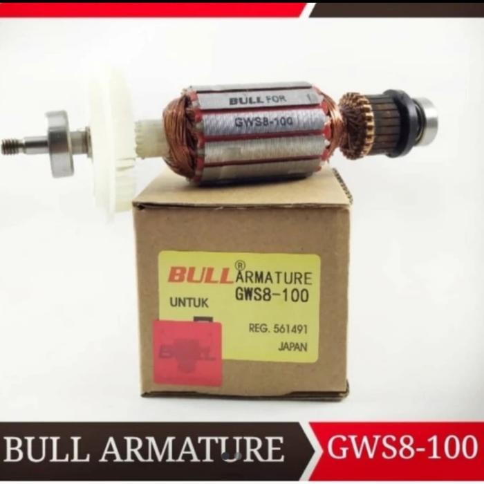 Armature Bosch Gws8100 Angker Mesin Gerinda Bosch Gws 8-100 Gws 8100