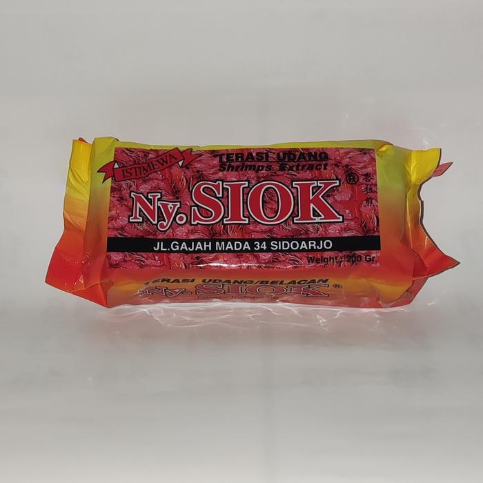 Terasi Udang Mentah Ny Siok 200 Gram Terasi Udang Mentah Nyonya Siok Terasi Belacan Ny. Siok