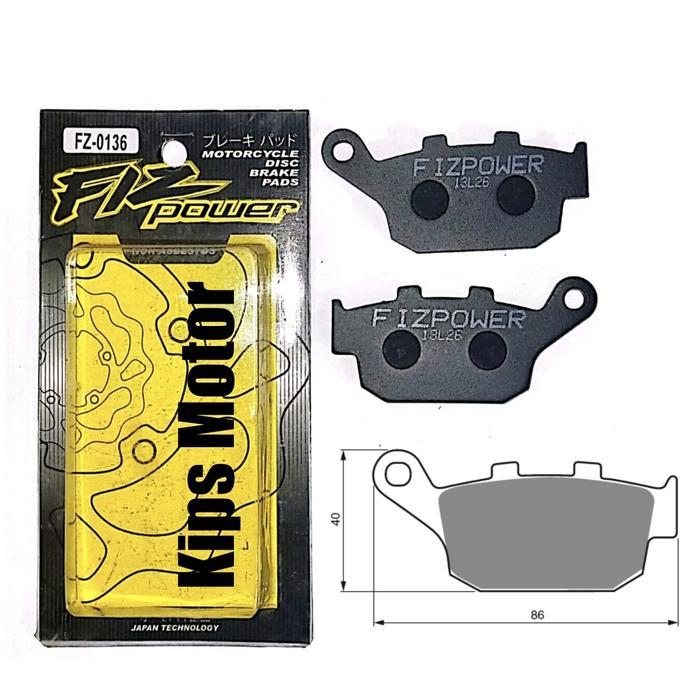 Kampas Rem Honda Cb 400 / Cb 400 Superfour Belakang Merk Fizpower