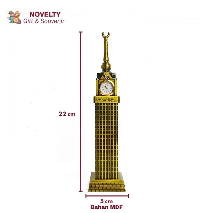 Pajangan miniatur jam Abraj Al Bait souvenir negara Arab Saudi