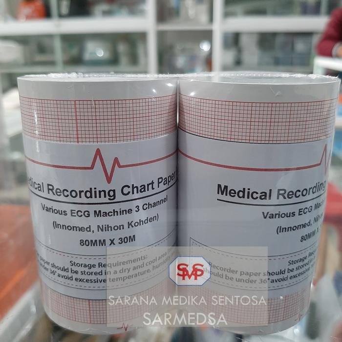 KERTAS EKG 80MM X 30M