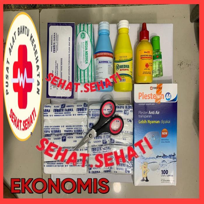 PAKET ISI DALAM KOTAK P3K DINDING EKONOMIS DAN LENGKAP (TANPA KOTAK)
