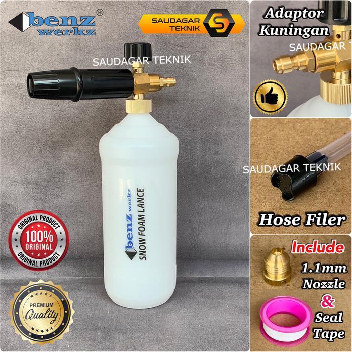 FOAM LANCE BENZ QUICK RELEASE ORIGINAL TABUNG SALJU SNOW FOAM