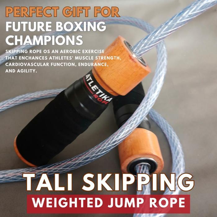 Trailtop Healthy - Tali Skipping Berat Jump Rope Selang Efektif Menurunkan Berat Badan