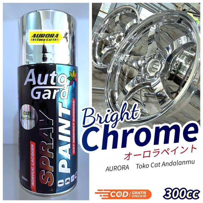 Promo Cat Chrome Autogard Broght Crom Pilok Crom 300Cc Crom Efek Kaca Sintetis Ori