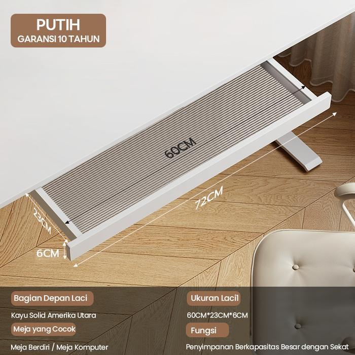 Xpanse Meja Kerja Elektrik Laci Geser Meja Belajar Laci Geser Meja Komputer Laci Geser dibuat khusus