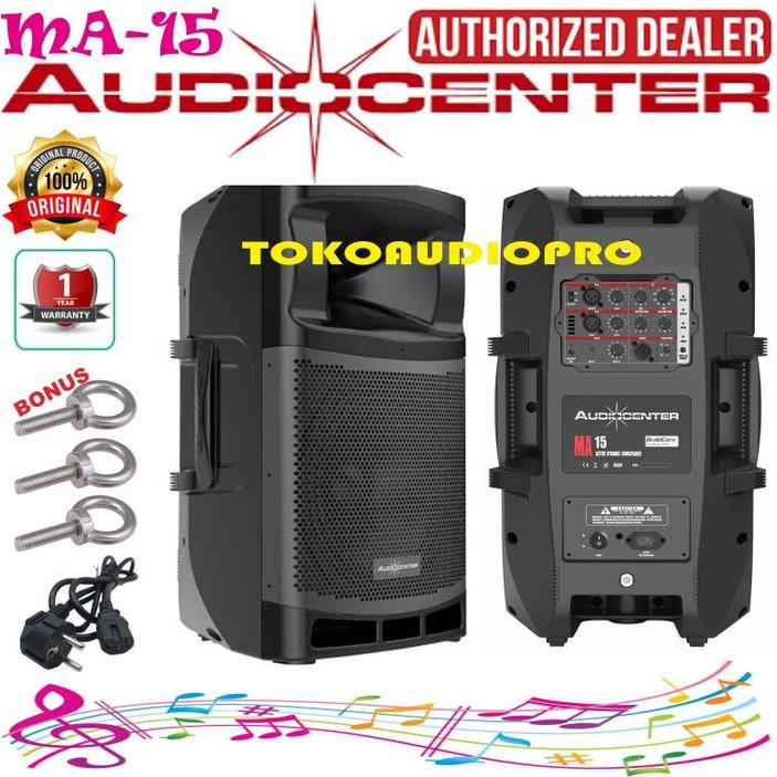 Audiocenter Ma15 15" Full Range Dsp-Controlled Speaker Aktif Bluetooth Co