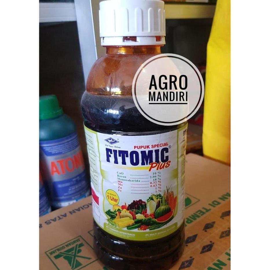 Fitomic Plus 1 Liter Pupuk Mikro Lengkap Kalsium Boron NPK