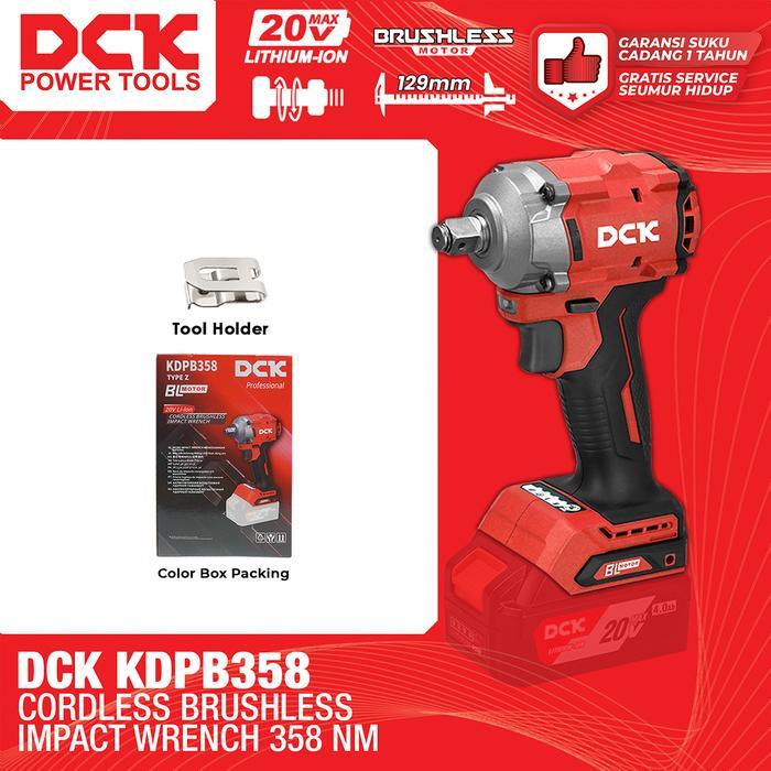 Dck Kdpb358 Cordless Brushless Impact Wrench 358Nm