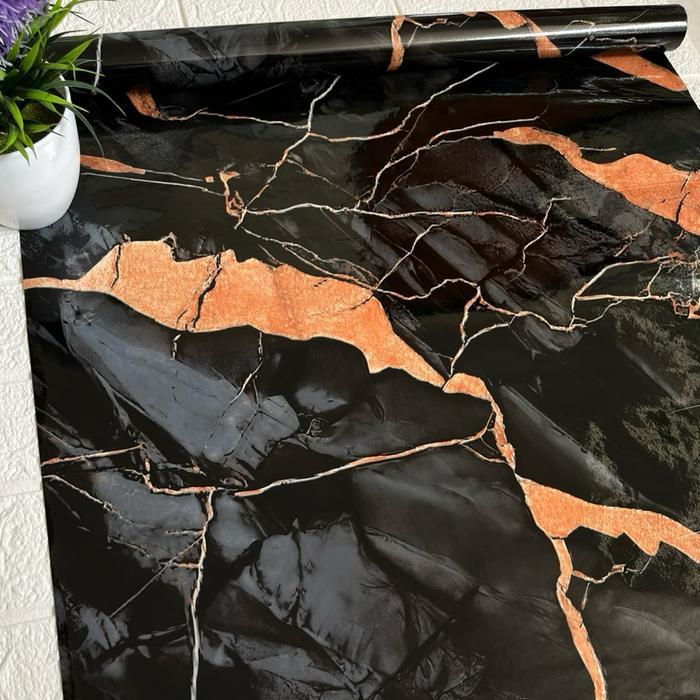 Wallpaper Sticker Meja Dapur Alumunium Foil