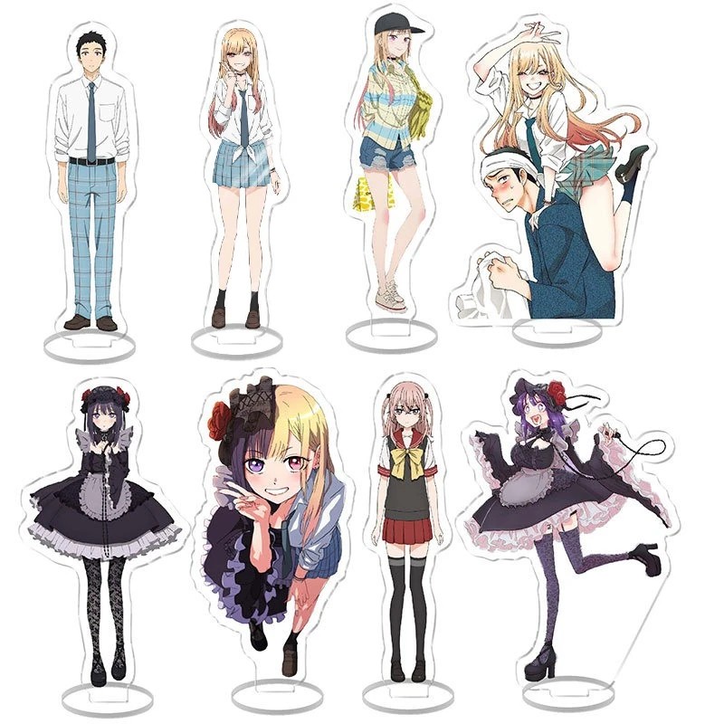 My Dress Up Darling Anime Figure Kitagawa Marin Gojo Wakana El Plate Desk Decor Standing Sign Hd