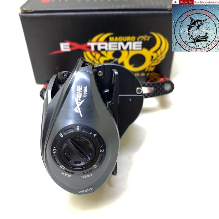 Reel Bc Maguro Extreme 20Th Handle Kiri Mancing Gabus