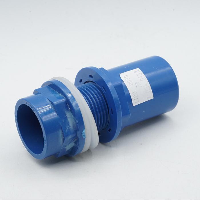 Blue Konektor Pipa Filter Akuarium 32 mm Garden Irrigation Aquarium Fish Tank Drain Pipe PVC Pipe