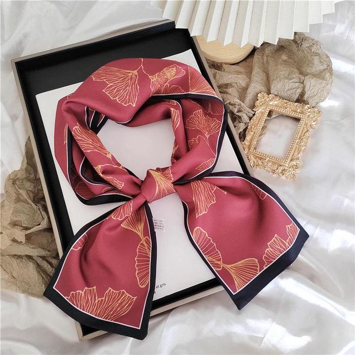 Little Angel - Syal Sutra Imitasi Scarf Fashion Style Lokal Ukuran 14 x 145cm mikasa