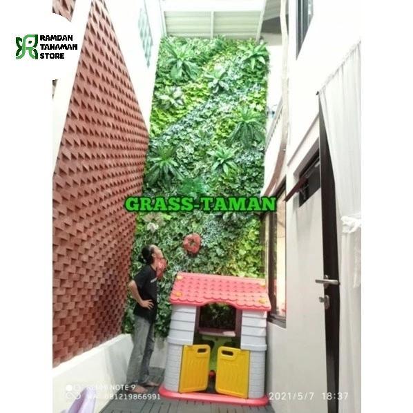 pembuatan taman vertical garden vertical garden sintetis