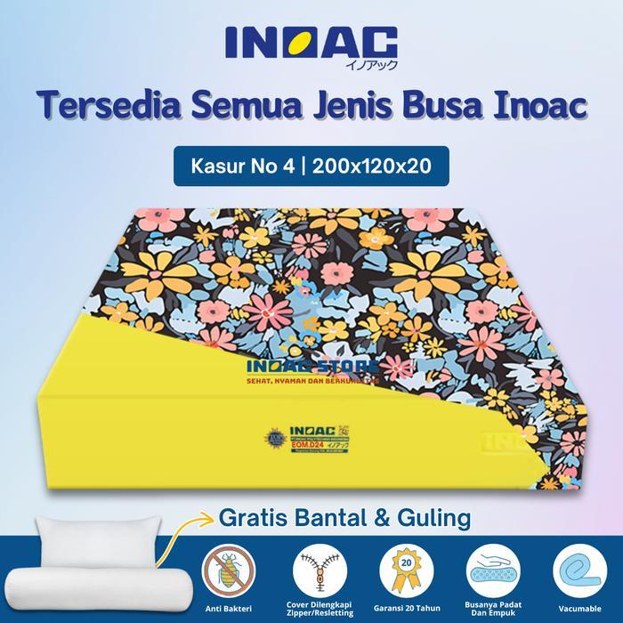 (200x120x20) Kasur Busa Inoac No.4 Tebal 20 cm Garansi 20 Tahun