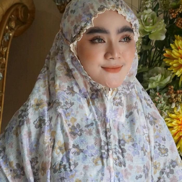 Mukena Silky Motif Poeti