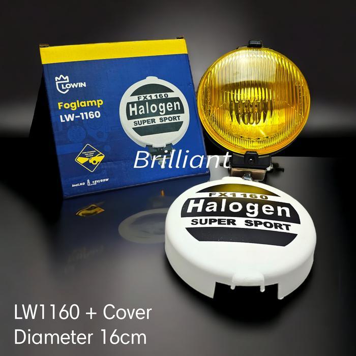Lw1160 - Foglamp Lampu Tembak Bulat Plus Tutup Cover 12V Terlaris