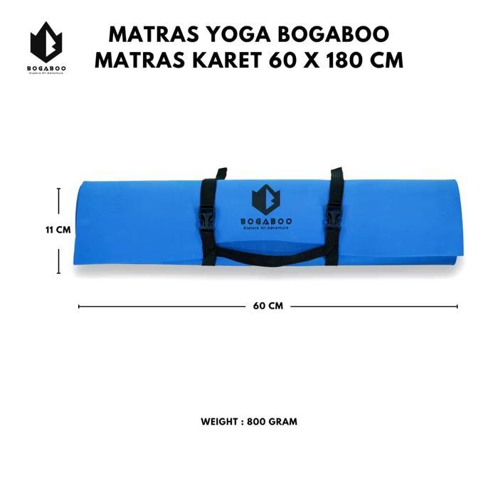 MATRAS YOGA MAT TEBAL 5 MM MERK BOGABOO - MATRAS CAMPING - MATRAS GYM