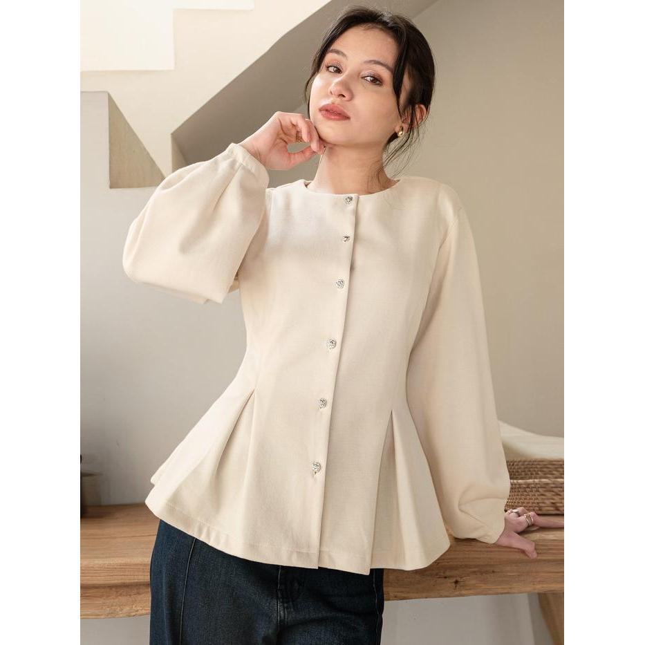 Gracias Label - Kea Blouse - Neo Tailoring - Soft Cotton - Atasan Wanita - Office Attire Terpercaya