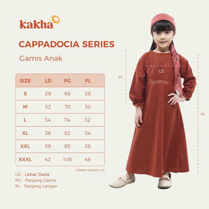 KAKHA - GAMIS ANAK CAPPADOCIA SERIES / GAMIS ANAK PEREMPUAN / DRESS ANAK PEREMPUAN / GAMIS COUPLE