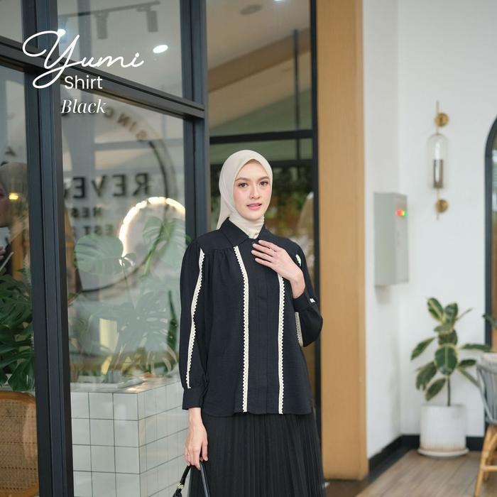 MYLADY HIJAB YUMI SHIRT KEMEJA MYLADY Cantik Muslim Nyaman Simple Wanita Baju