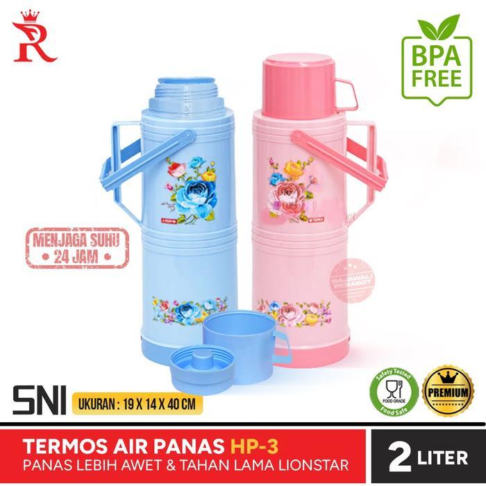Termos Air Panas Vacuum Flask 2 Liter Lion Star Hp-3