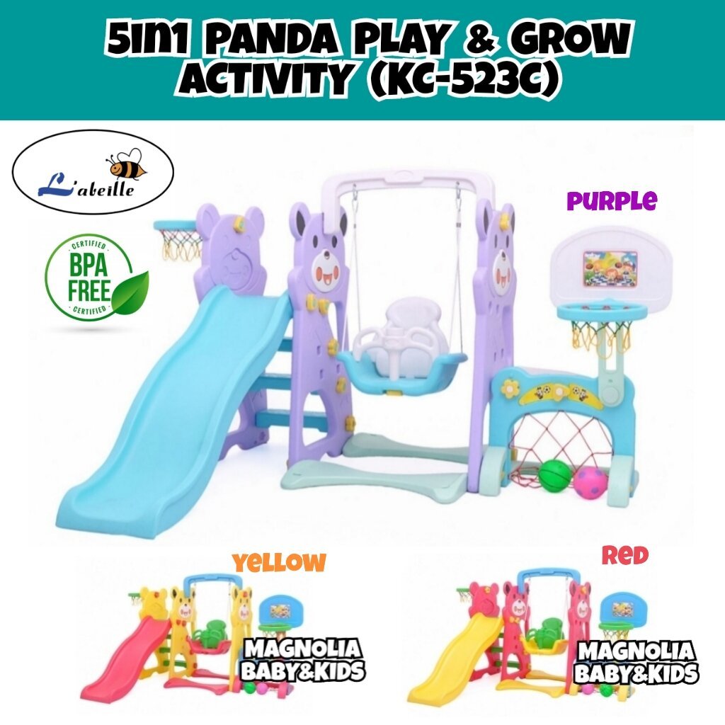 Ready Stock 5In1 Panda Play & Grow Activity