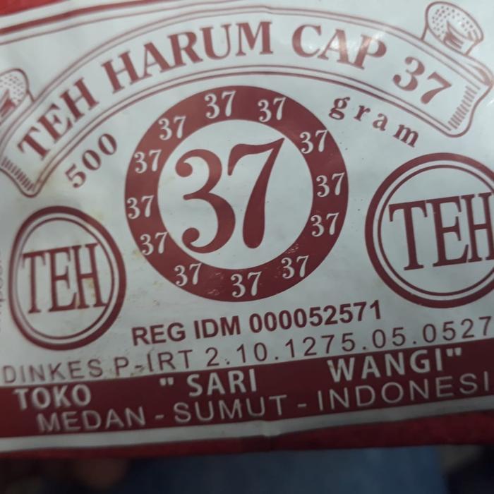 "New" Teh Harum cap 37 500gr / Teh Bubuk Medan