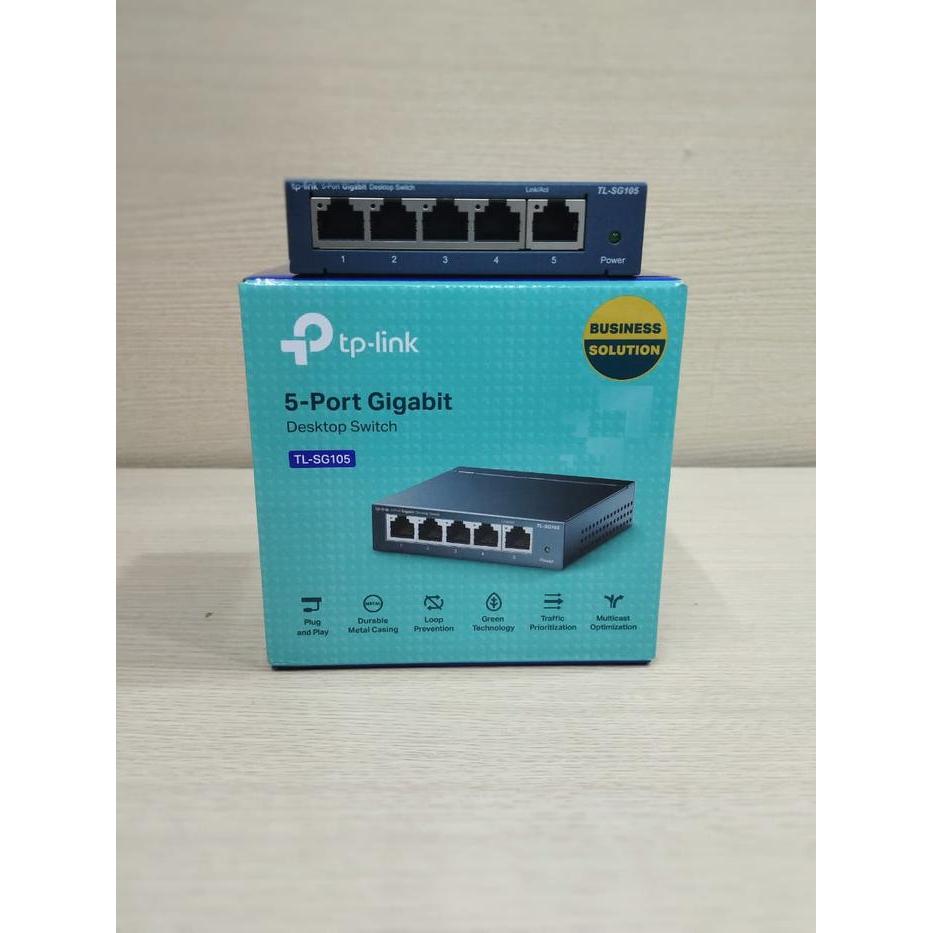 Tp-Link Tl-Sg105 Tplink 5-Port/5 Port Gigabit Desktop Switch Tl Sg105