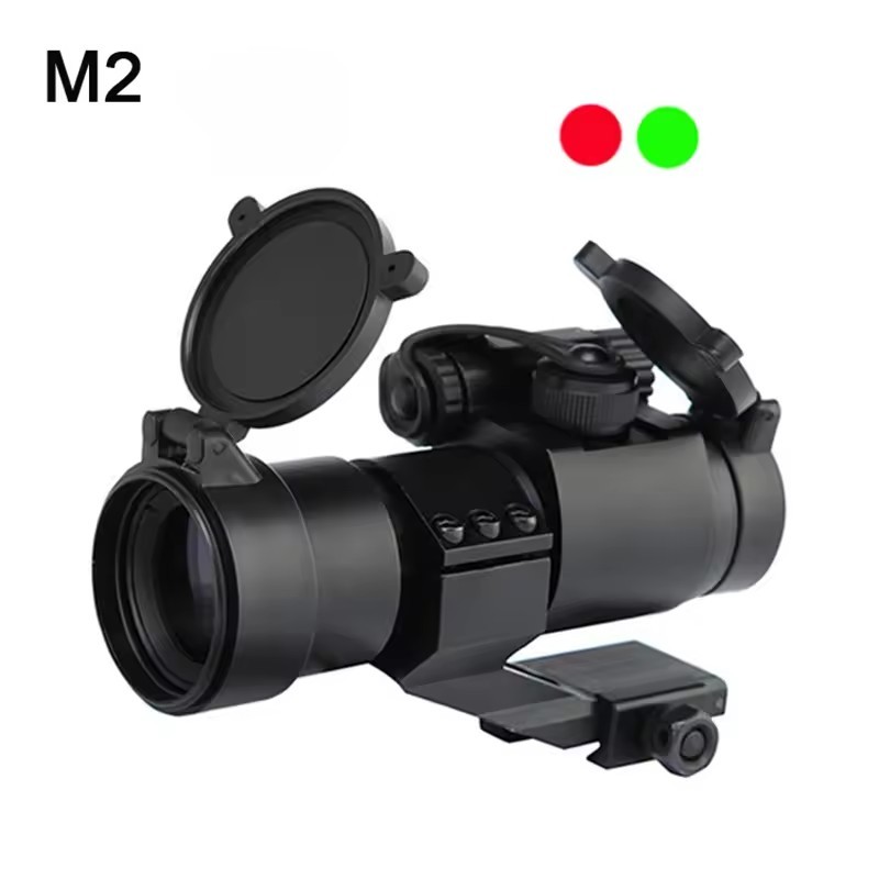 STOK TERBATAS  M2 Hunting Riflescope Red/Green Dot Sight Laser Aiming 20mm Rail Mounts for Thermal I