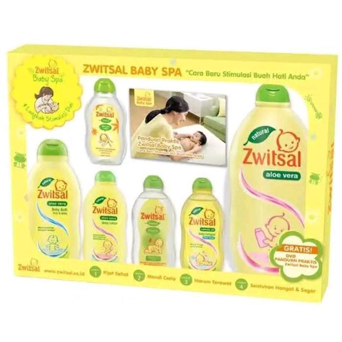 Zwitsal Essential Gift Set - Perlengkapan Mandi Bayi 1 Set Lengkap- Bisa Untuk Kado Kulit
